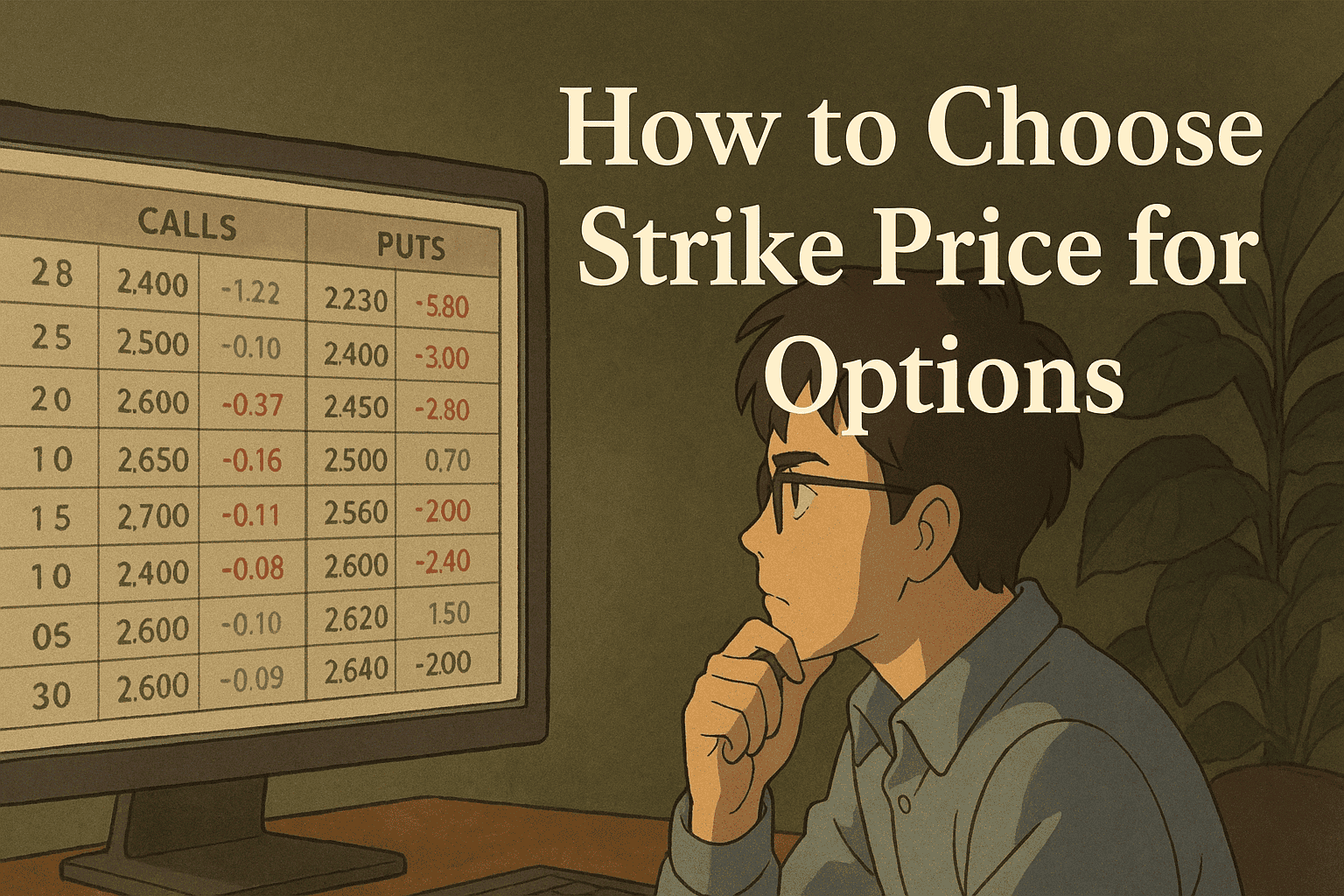how to choose strike price for options
