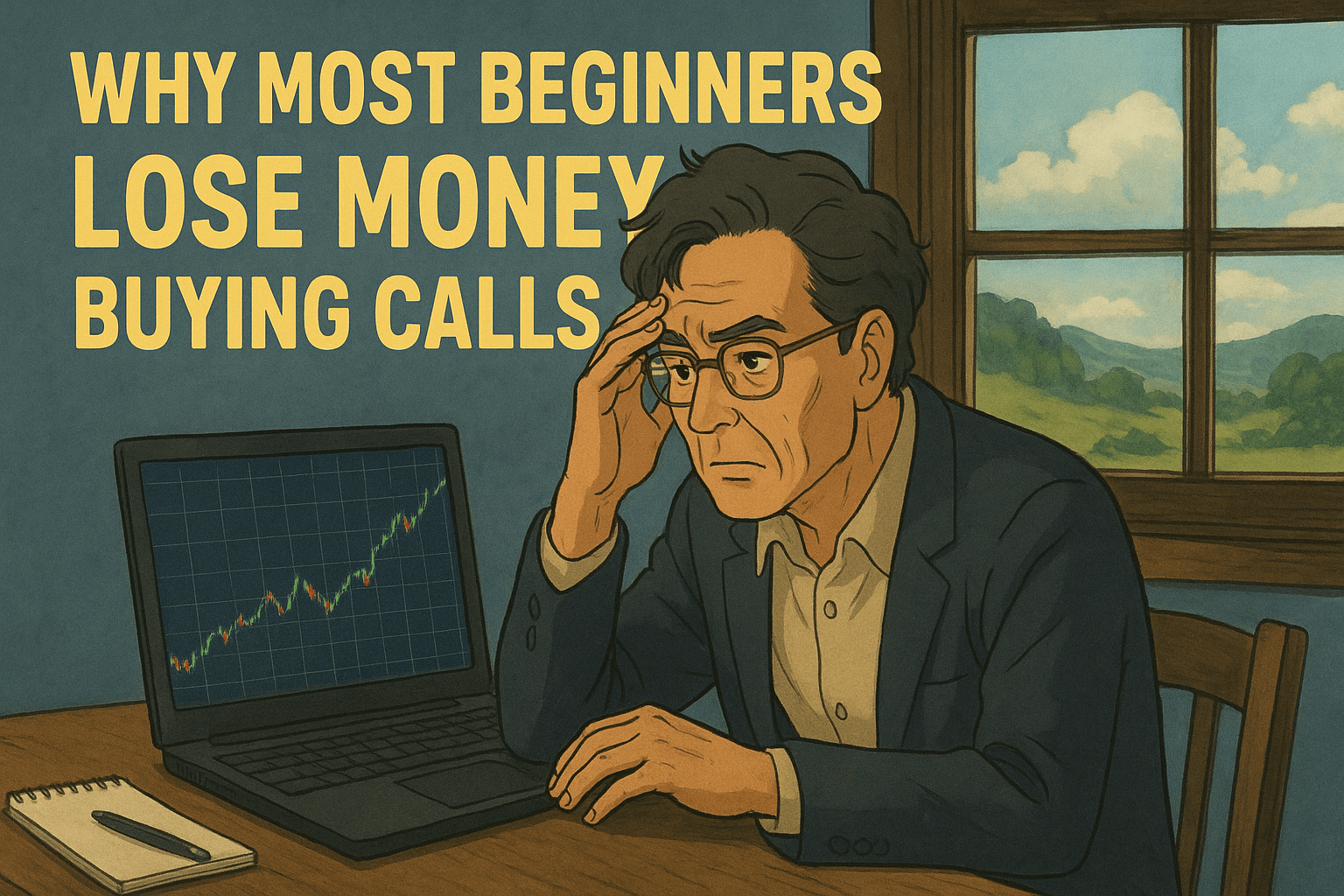 why most beginner lose money buying calls