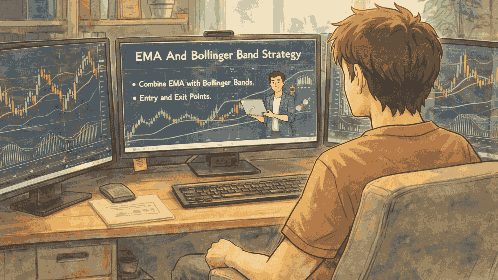 EMA And Bollinger Band Strategy