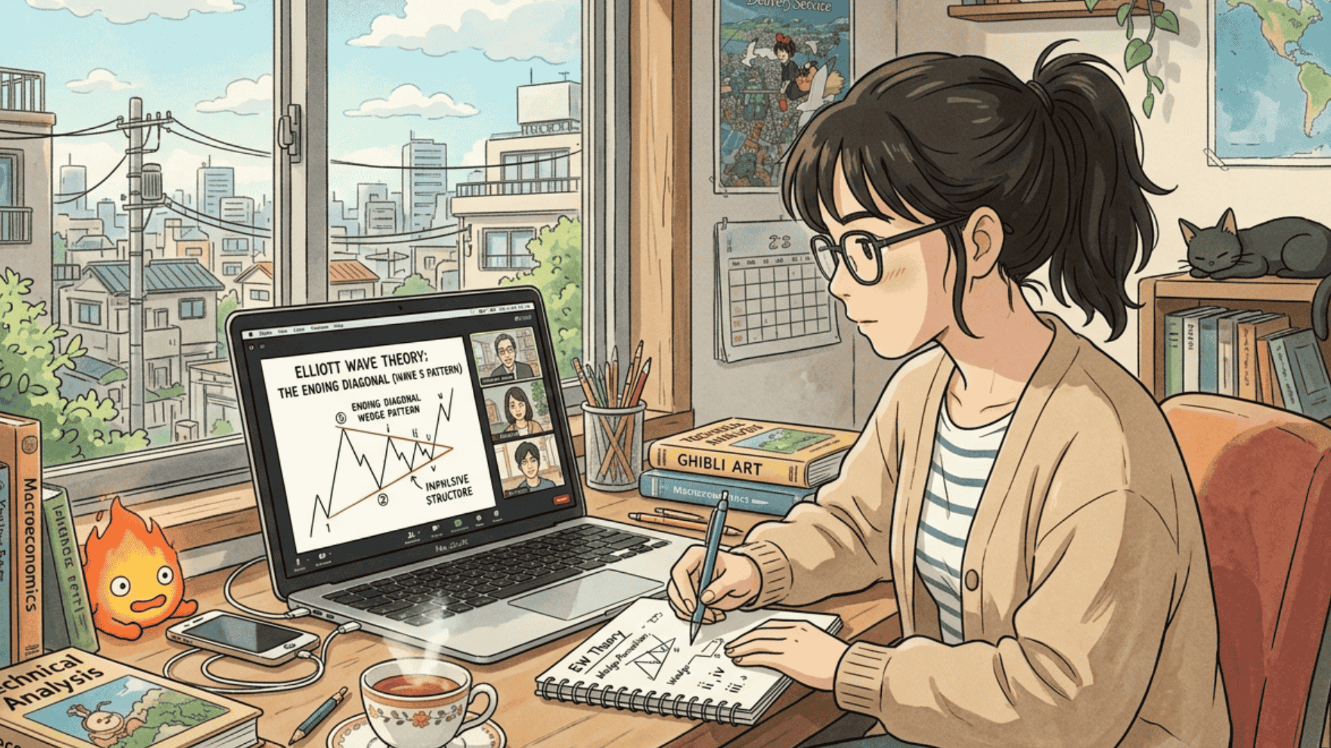 Elliott Wave Ending Diagonal