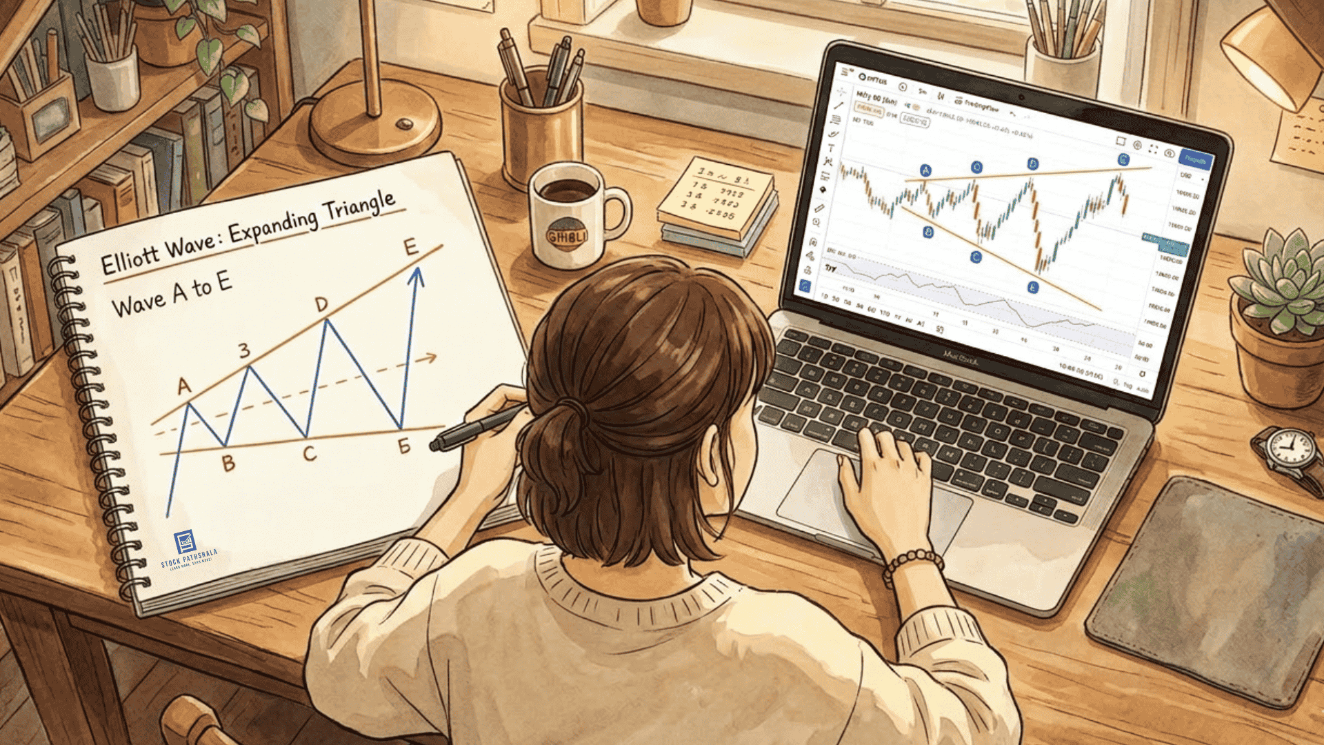 Elliott Wave Expanding Triangle