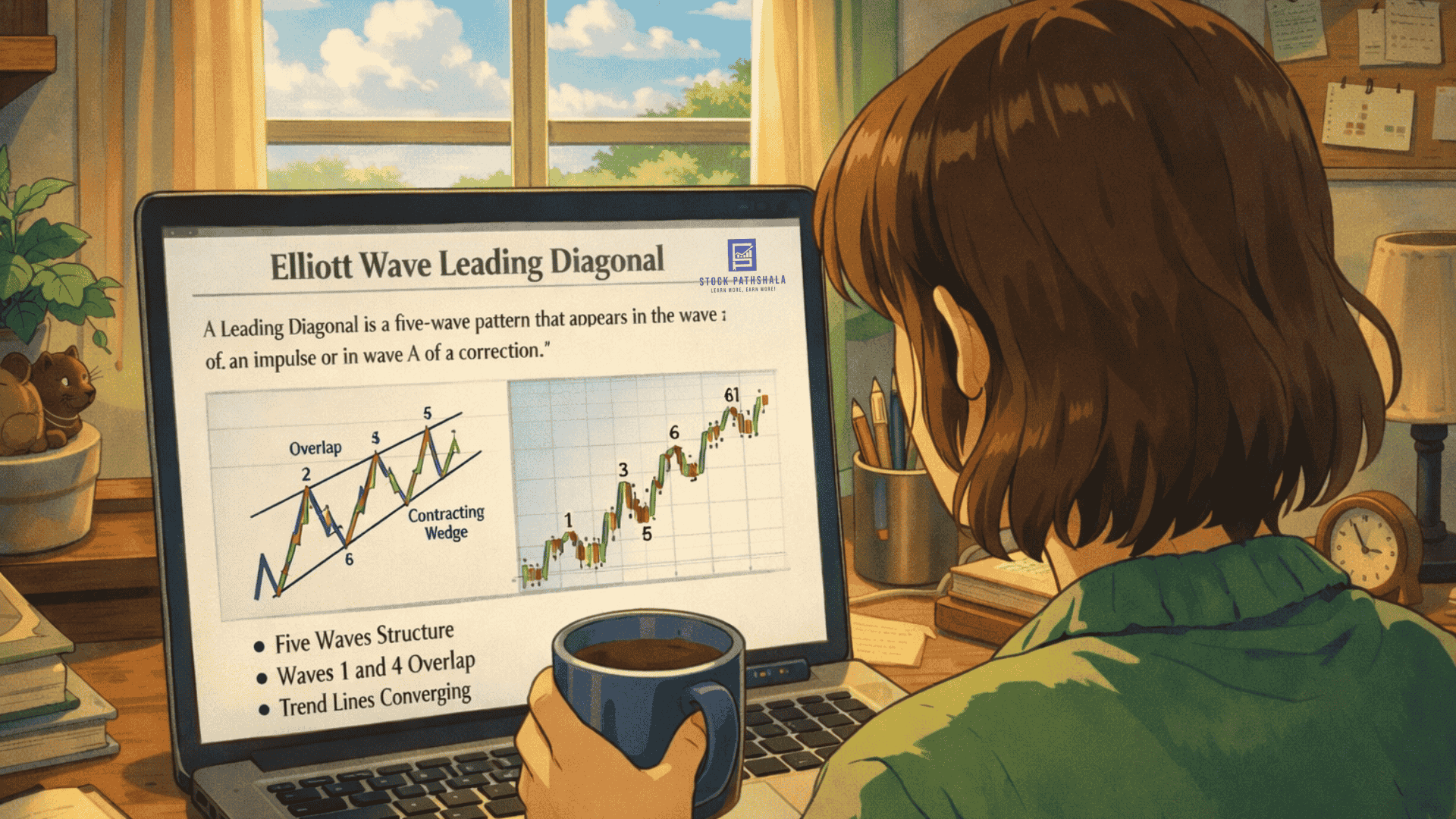 Elliott Wave Leading Diagonal