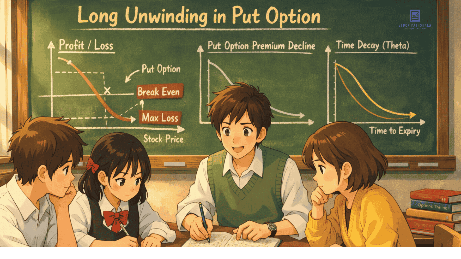 Long Unwinding in Put Option