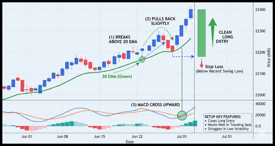 MACD 20 EMA Strategy