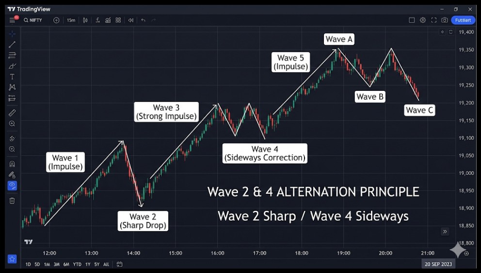 Elliott Wave Rule Of Alteration