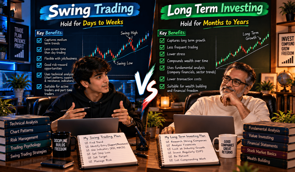 swing trading vs long term investing