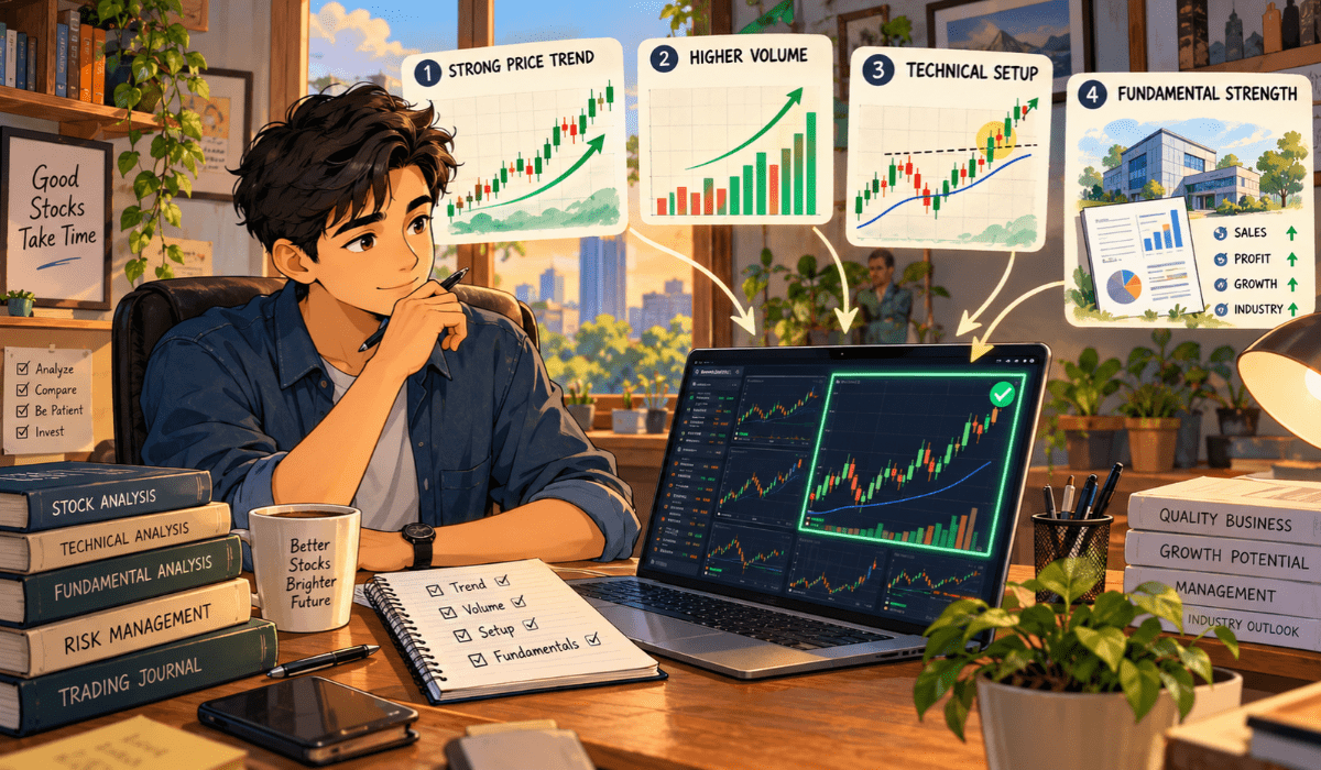 how to select stocks for positional trading
