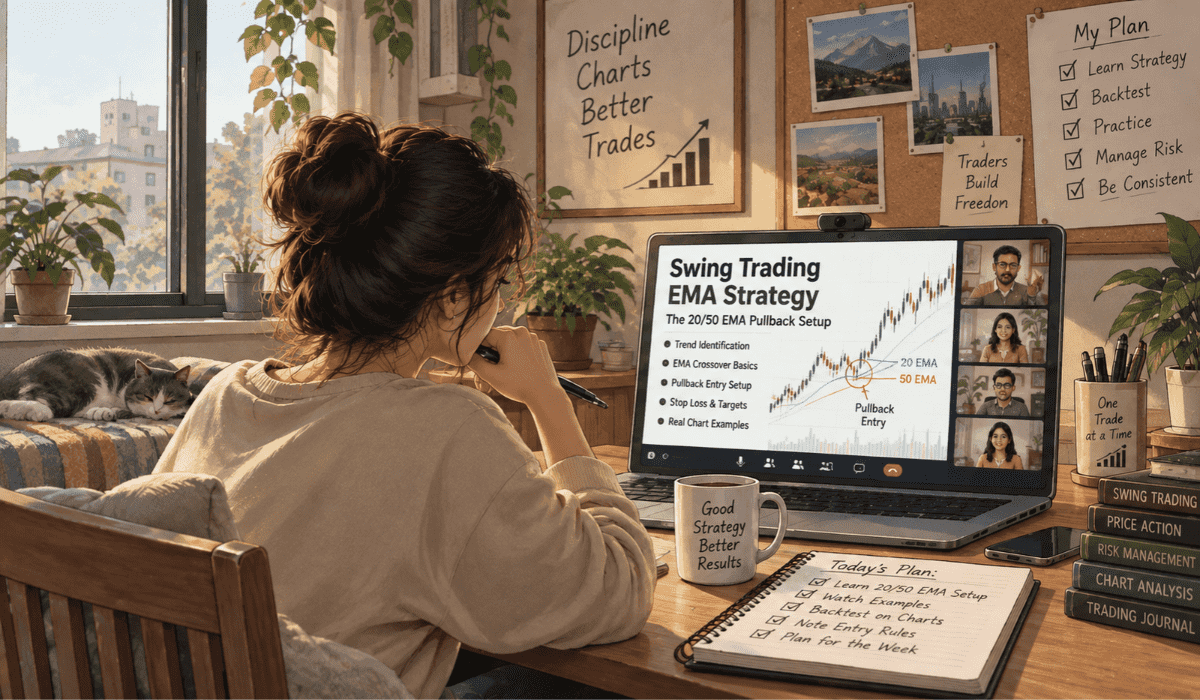 swing trading ema strategy