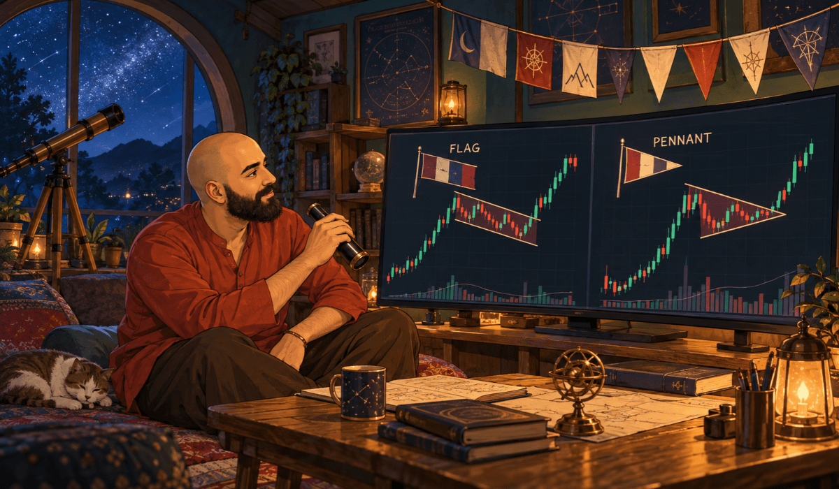 flag and pennant pattern trading