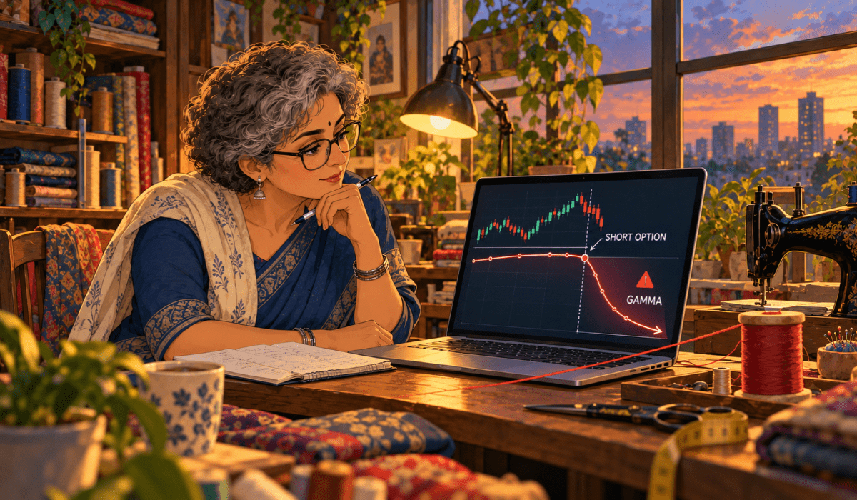 how to use gamma for option selling