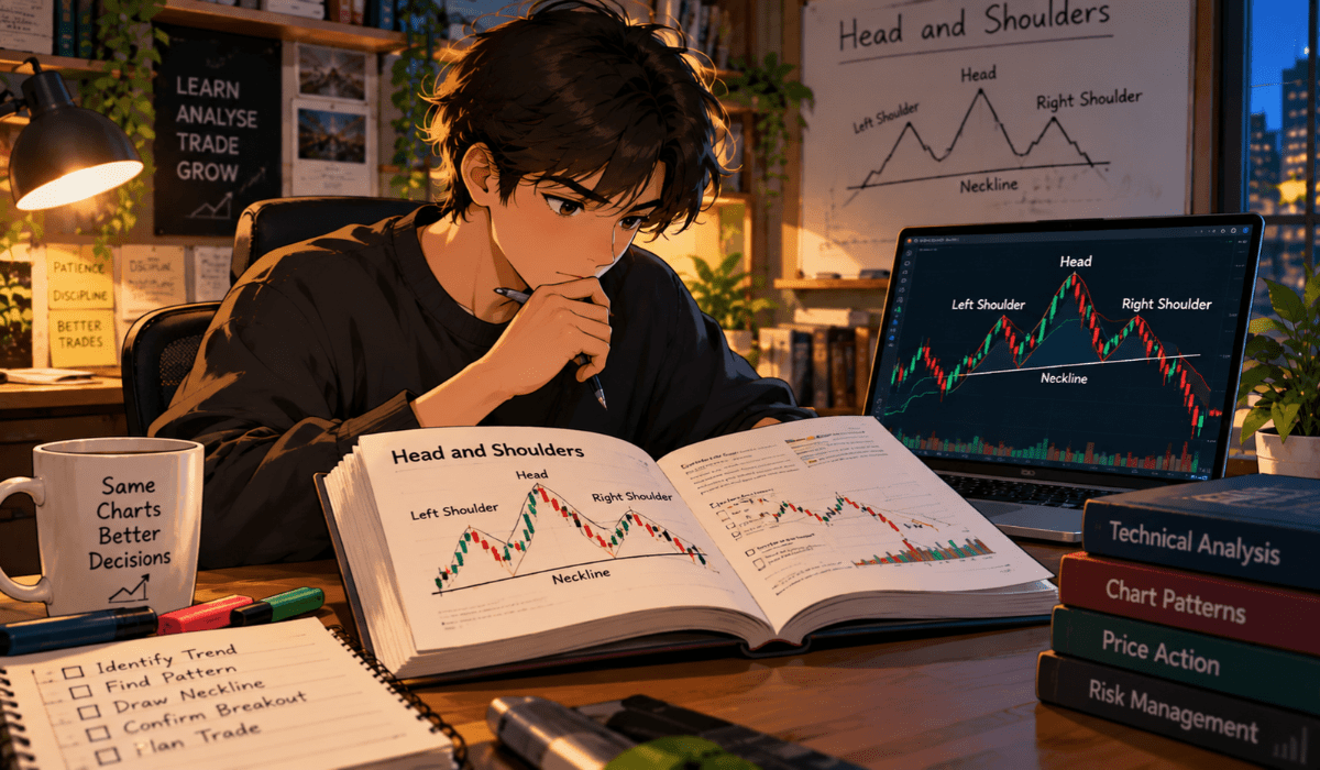 head and shoulders pattern in hindi