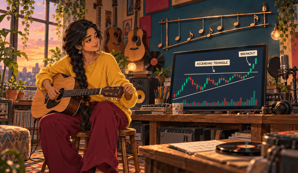 ascending triangle pattern trading