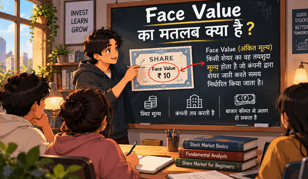 face value meaning in hindi