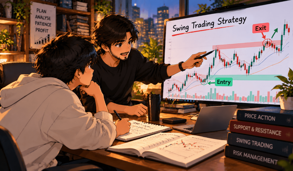 swing trading strategy in hindi