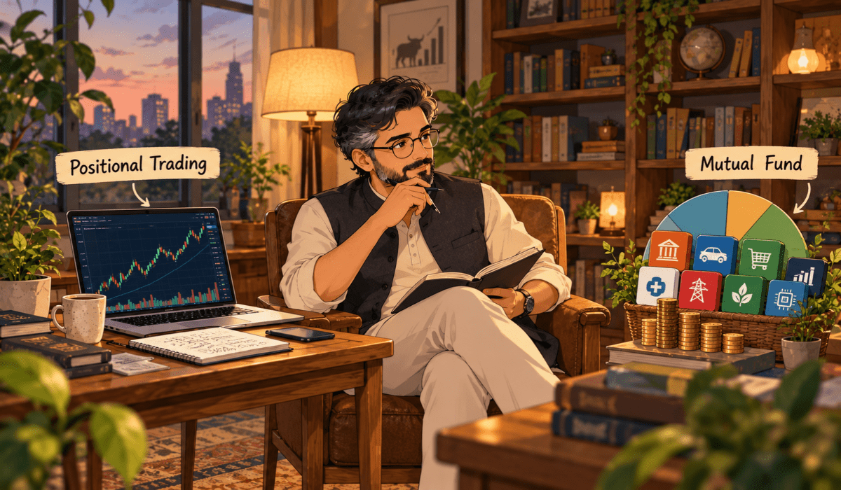 positional trading vs mutual fund investment