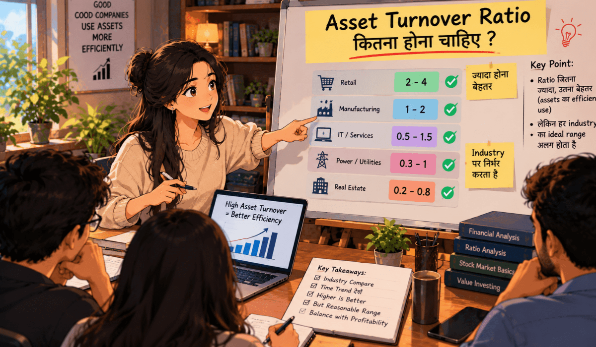 asset turnover ratio kitna hona chahiye