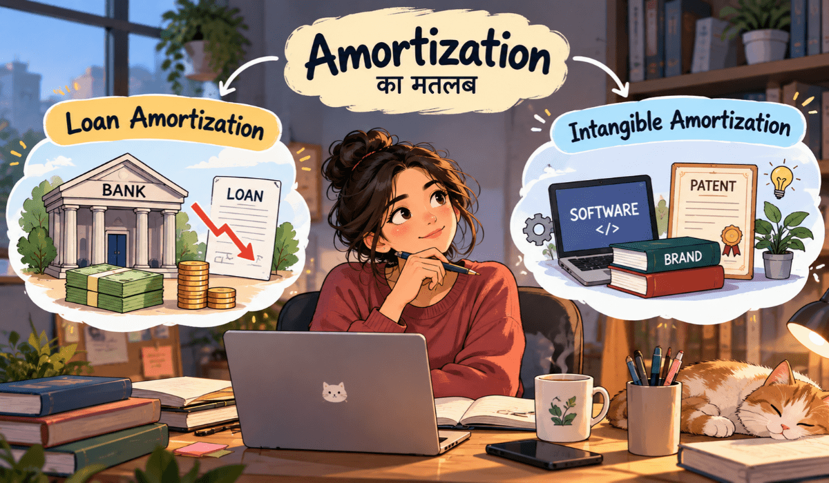 amortization meaning in hindi
